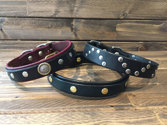 LEATHER PET COLLECTION - COLLARS AND LEASHES